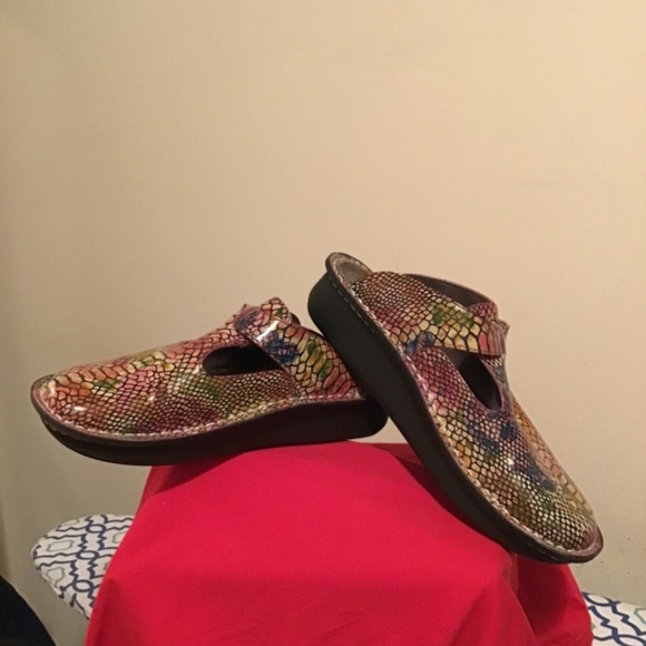 🔥Alegria women’s size 41, great condition, see photos, reptile pattern - Picture 2 of 5
